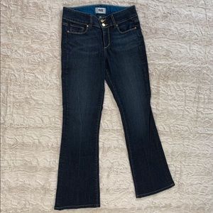 Paige Hidden Hills Bootcut Jean, petite 29, EUC